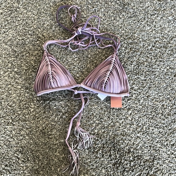 PQ Isla Triangle bikini top size M, L and D NWT in Violet - Picture 2 of 6